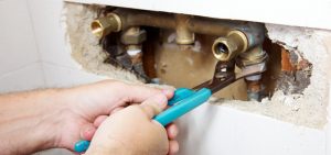 plumber repair slab leak
