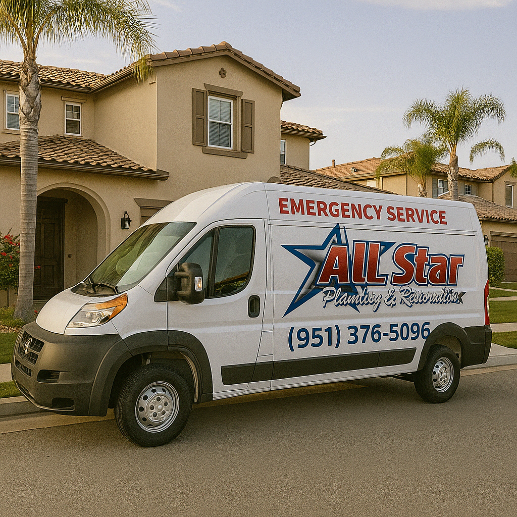All Star Plumbing Truck